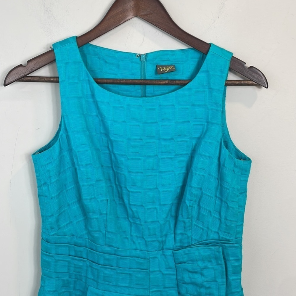 Taylor Square 3d Texture Patterned Sleeveless Fit… - image 2